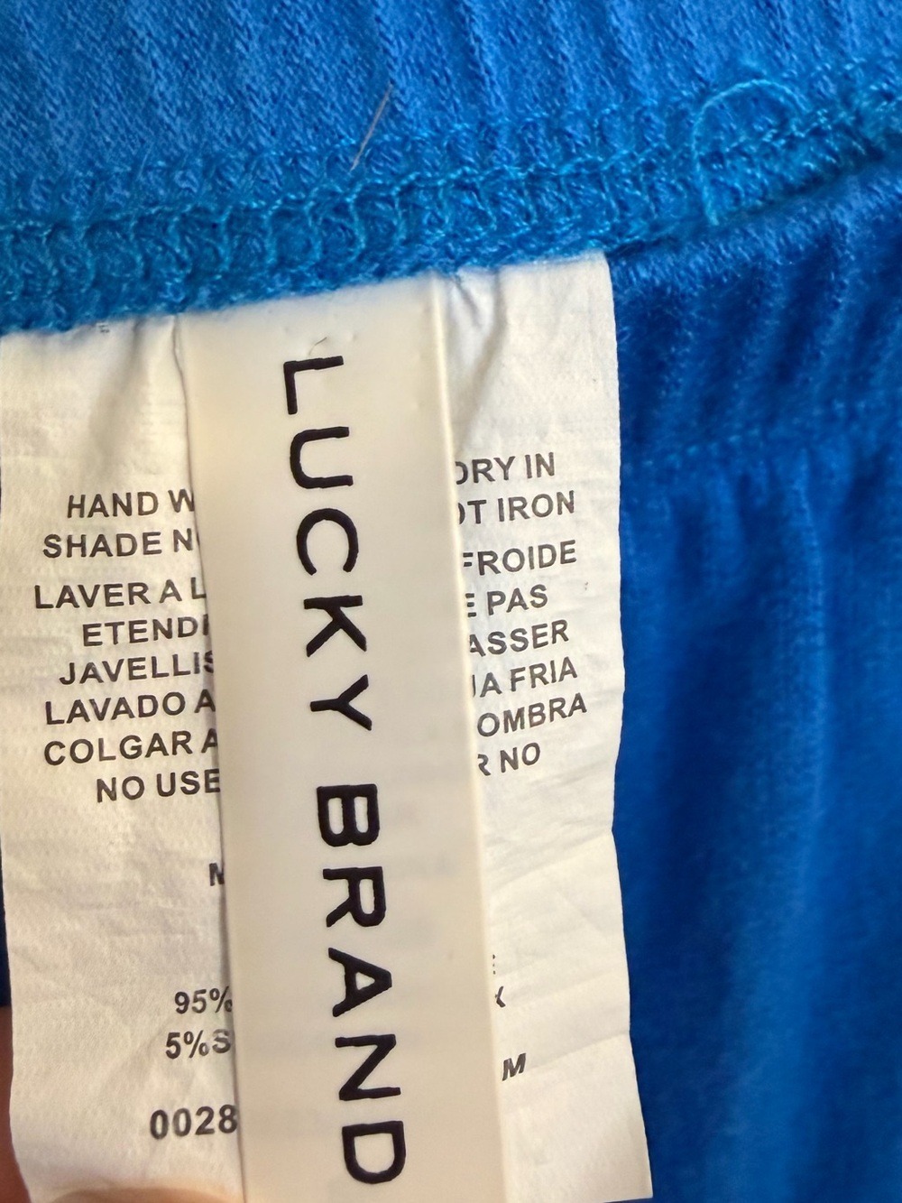 Lucky Brand Swim Strapless Blue Romper - Picture 6 of 8